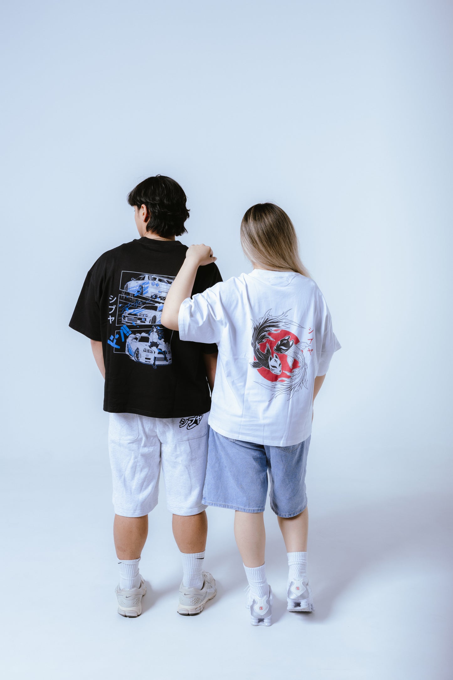SHIBUYA シブヤ Kitsune-Koi Fish Boxy Fit T-shirt