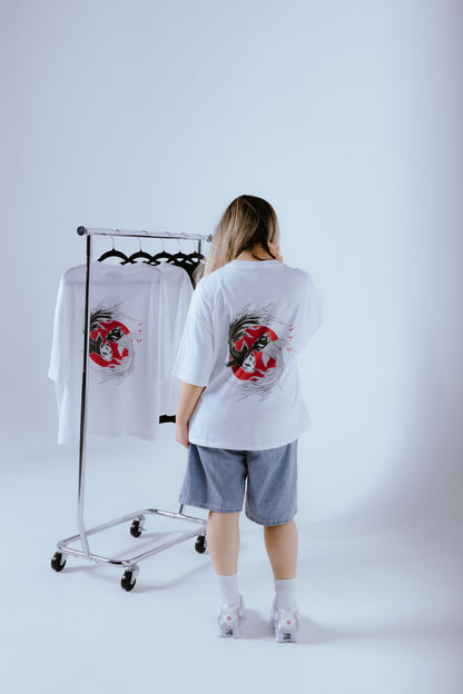 SHIBUYA シブヤ Kitsune-Koi Fish Boxy Fit T-shirt